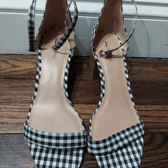 Call It Spring Checker Box Heel Size 10 - Picture 1 of 3
